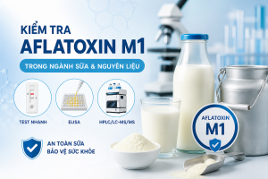 Ngành sữa & nguyên liệu: Kiểm tra Aflatoxin M1 như...
