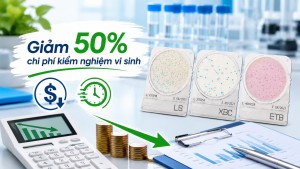 Làm sao giảm 50% chi phí kiểm nghiệm vi sinh mà...